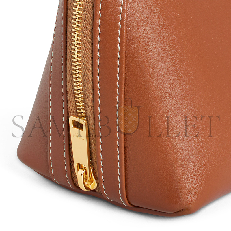 Ce**e clutch on chain cuir triomphe in smooth calfskin 10e383dr8.04lu (16.5*11*8cm)